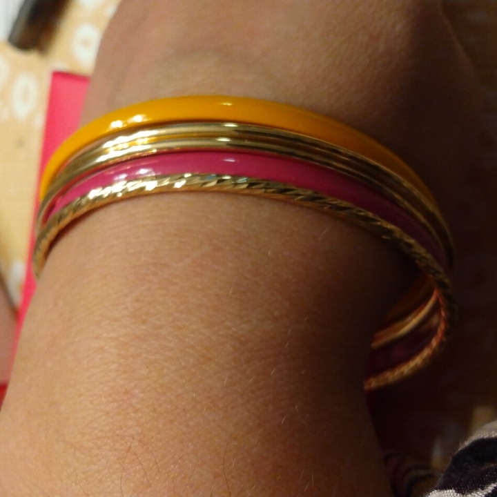 Vibrant Enamel Stacked Bracelet 10$